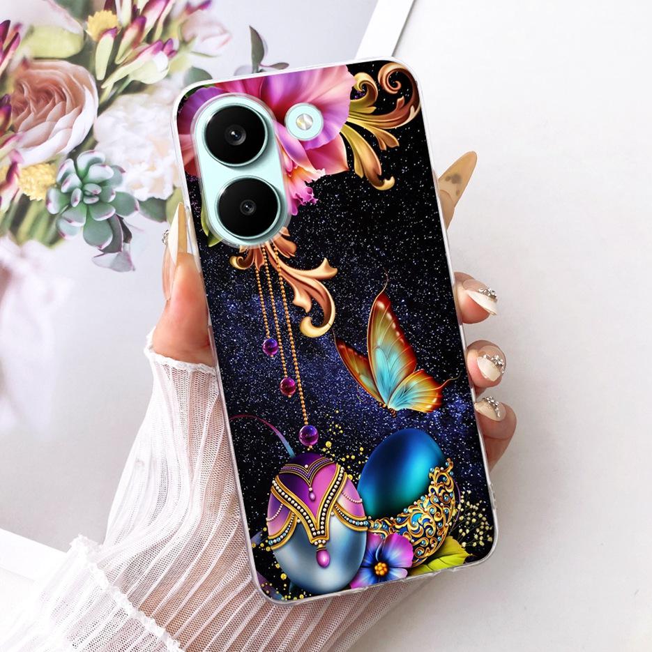 For Xiaomi Poco X8 Pro 5G Case Cute Cat Peacock Painted Cover Soft Slim Phone Case For Xiaomi Poco X8 Pro Max PocoX8 Pro 5G Bags