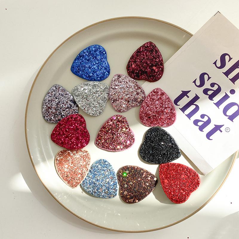 Su Xia Korean Style Glitter Star & Heart Hair Clips for Women & Children