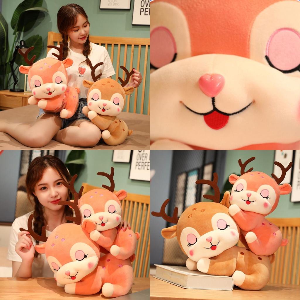 Dreamy Deer Plush Toy Soft And Cuddly Stuffed Animal Crystal Ultra Soft Perfect Gift For Young Adults