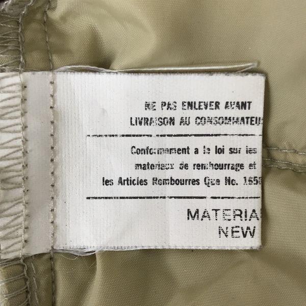 Woolrich 80s90s Vesta Vintage Puf Bej Bărbați S Guler Înalt Butoni cu Logo(FOLOSIT)