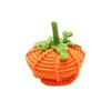 Cappello a forma di zucca di Halloween lavorato a mano all'uncinetto per neonato e bambino piccolo