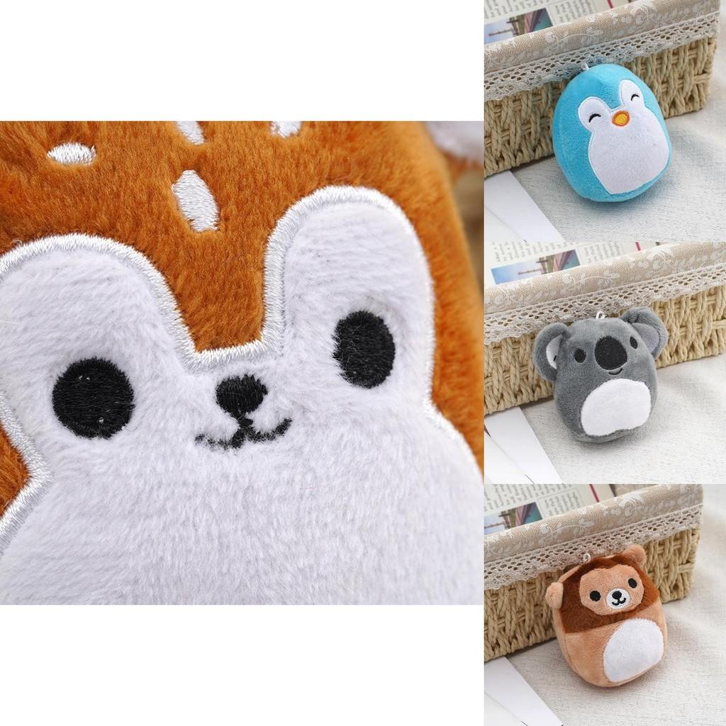 Cozy Squishallow Keychain Bear Plush Toy For Children Gift