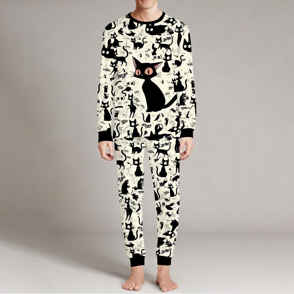 1116 Hot Sale New Christmas Loungewear Family Wear Parent-Child Pajama Printed Set on 1116
