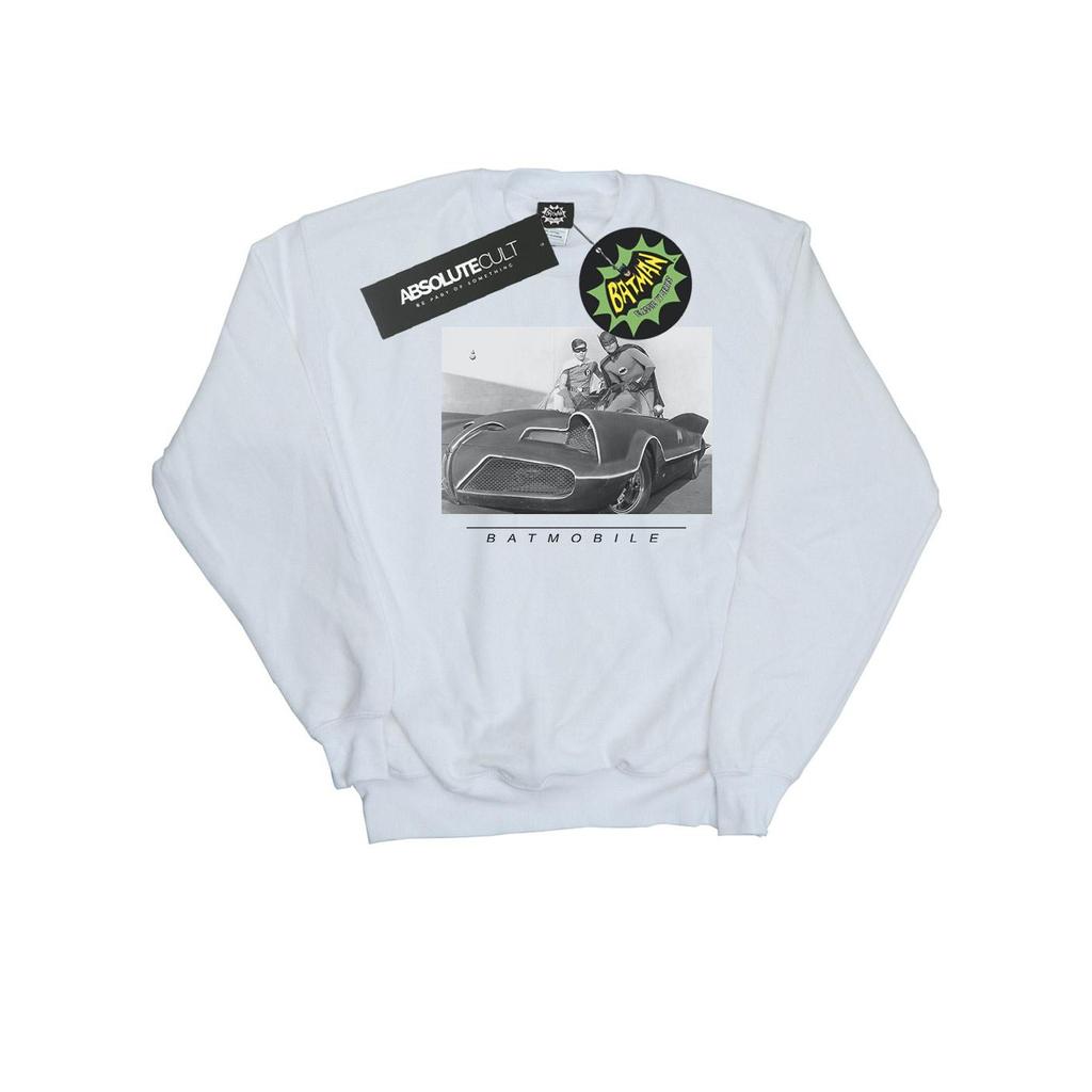 DC Comics Mens Batman TV Series Batmobile Sweatshirt