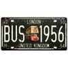 Vintage Pin Up Metal License Plate Sign 15x30cm
