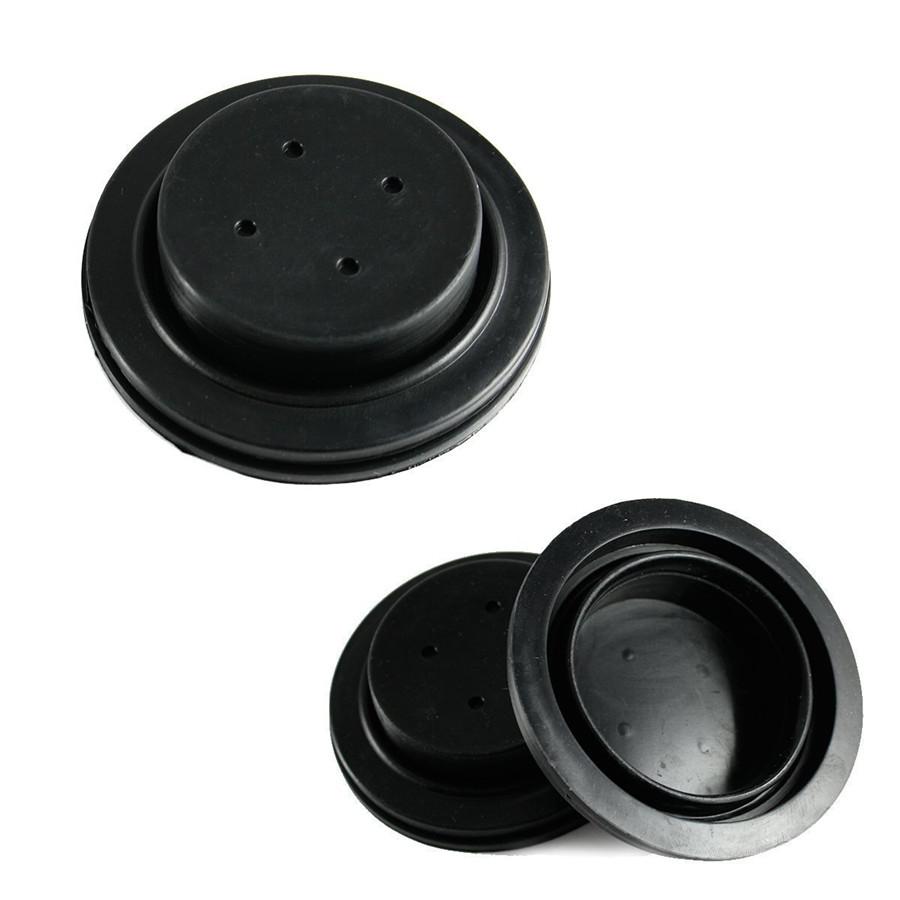 2 Pcs Black Rubber Car LED HID Headlights Retrofit Re-seal Seal Cap Dust Covers