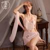 Sexy Underwear Embroidered National Style Belly Pocket Set Seductive Couple Passion Hanfu Pajamas Bed Teasing Uniform