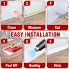 1 Stück 1m/3 Meter Vinyl Taillenlinie Tapete Wohnzimmer PVC Sockelleiste Zierleiste Selbstklebend Flexibel Wandgrenze Aufkleber