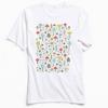 Casual Unisex T Shirt Mushrooms Spring Tshirt 2024 Cartoon Printed Male Clothing 100 Cotton Fabric Black Tops  Tees Tshirt