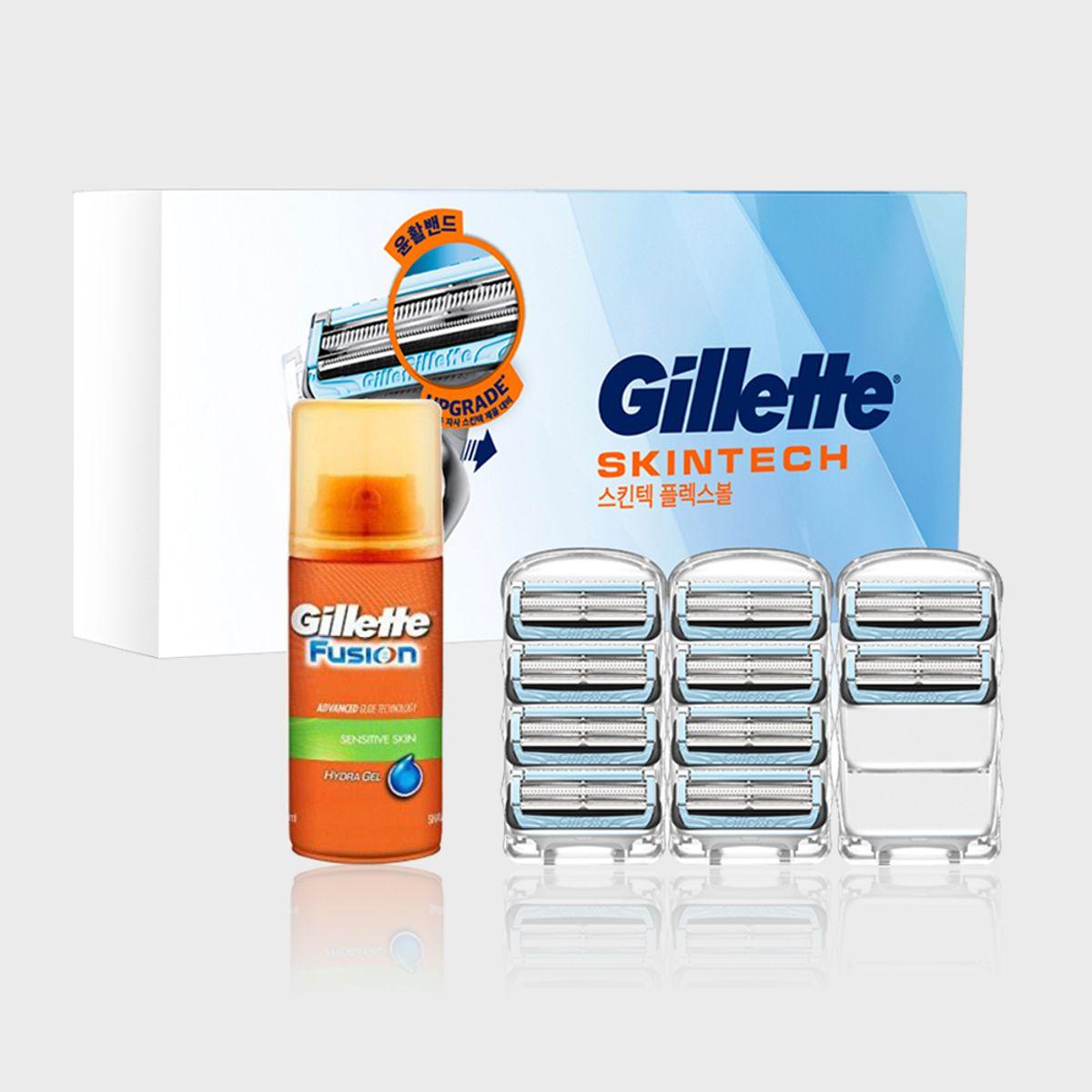 SkinTech Razor Blades 10-Pack + Free Mini Gel