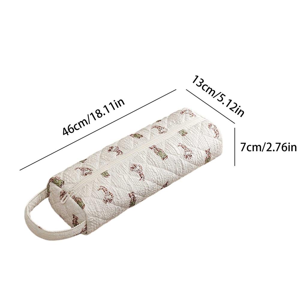 Quilted Travel Storage Bag Shockproof Padded Portable Hair Tools Bag Large Capacity Hair Straightener Container for Home Storage