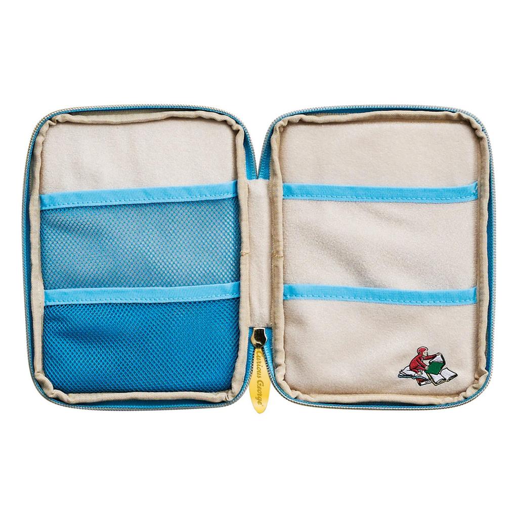 Marushin Multi-Case Curious George Alphabet Bilderbuch, George, Cartoon Affe, Mädchen, Jungen, Tasche, Aufbewahrung, Schlank, Multifunktion, 4765028200