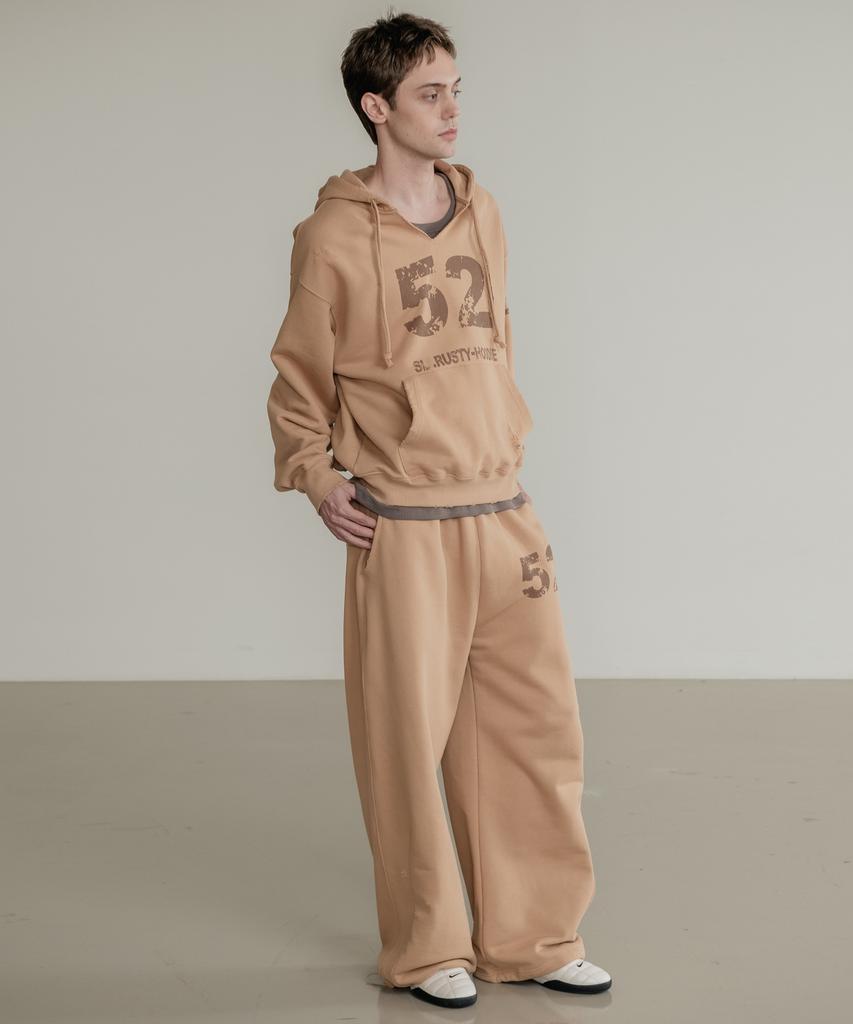SSIN AND LEE (Unisex) Rusty Cotton Sweatpants Beige