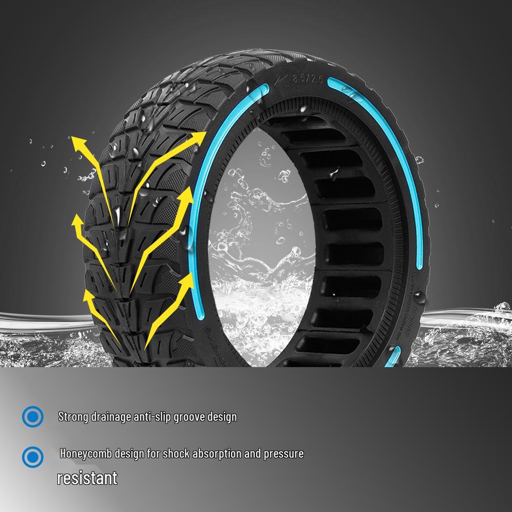 Multicolor 8.5x2.5 Off-Road Solid Tire for Dualtron Mini & Electric Scooters