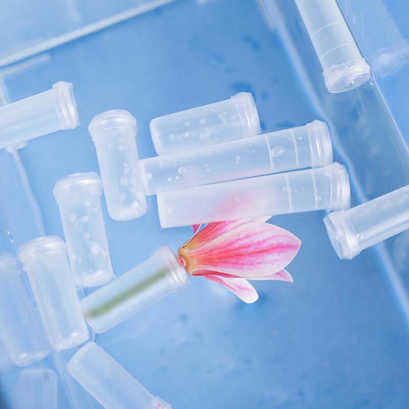 50/100/200PCS Reusable Plastic Flower Water Tubes Flower Vials with Caps Decoration Roses Fresh Flowers Florist Nutrition Flower