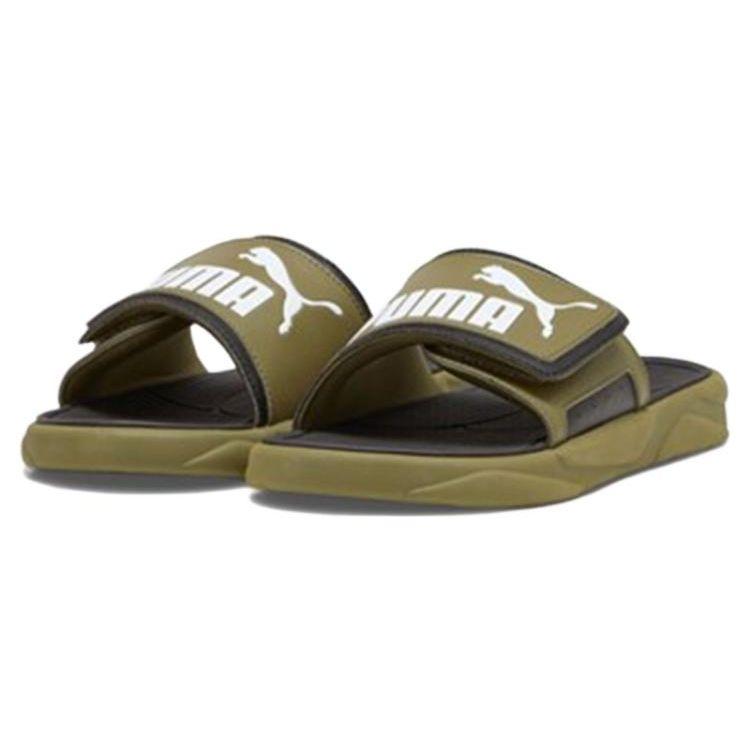 Puma Royalcat Pohodlné Všestranné Nazouvací Sandály Unisex Obuv Army-Green 372280-26