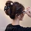 New Elegant "Z" Shape Pearl Hair Claw For Women Girls Sweet Hair Ornament Back Head Hair Holder Clip Fashion Hair Accessories