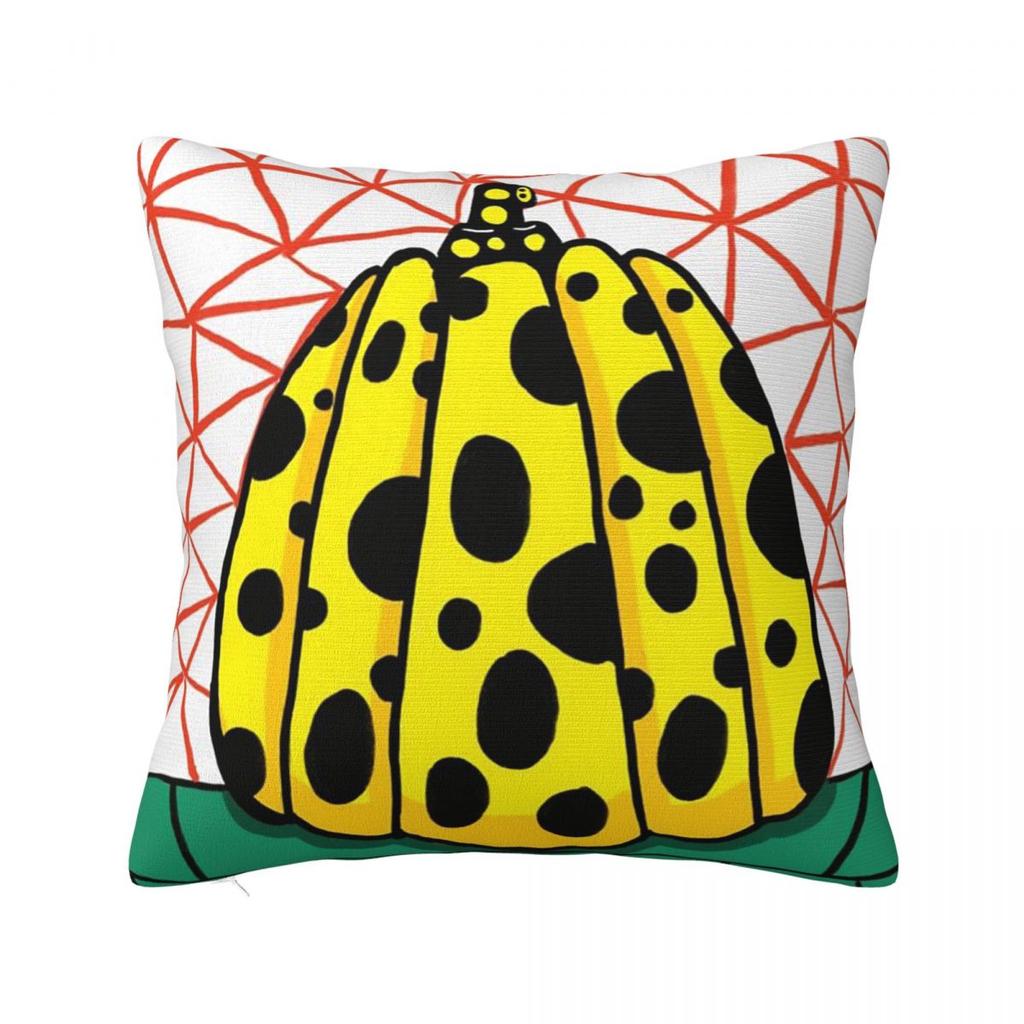 Yayoi Kusama Kunst Kürbis Quadratischer Kissenbezug Kissenbezug Kissenbezug Überwurf-Kissenbezug für Zuhause Sofa Wohnzimmer