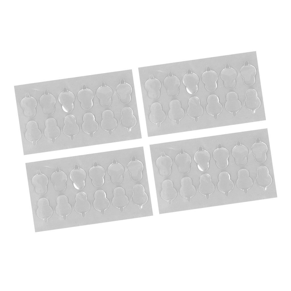 240Pcs Clear Adhesive Tape Acrylic Glue 18mmx14mmx1.5mm Removable Clear Glue Sticky Putty