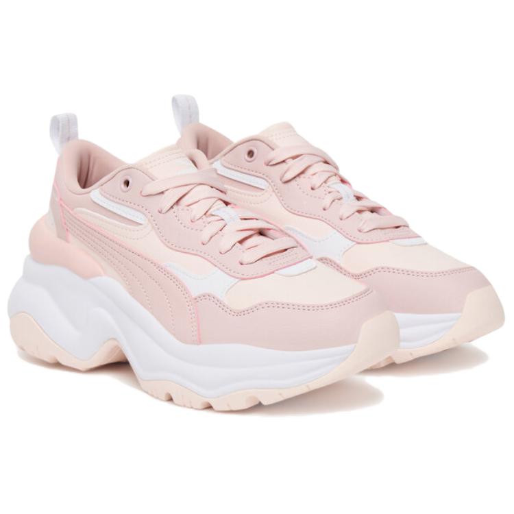 Puma Cilia Wedge Pink White Women Sneakers Mauve-Mist Puma-White 393915-15