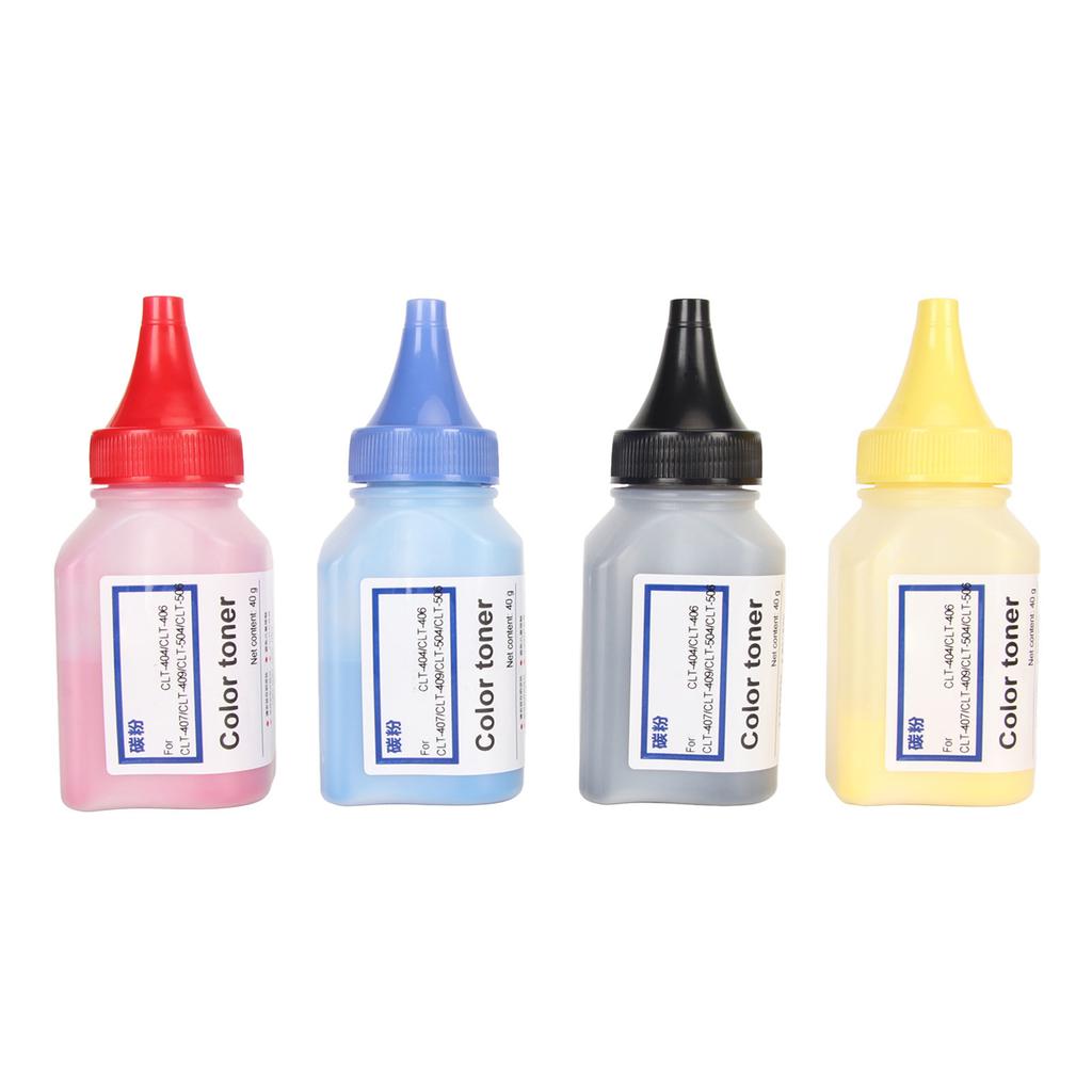 4 Colors Toner Refill Powder for W2090A 119AK W2091A 119AC W2092A 119AY W2093A 119AM Printers