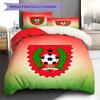 Guinea Bissau Pattern Bedding Set Quilt Cover Pillowcase Home Decor Gift (1 * duvet cover + 2 * pillowcase, without core)