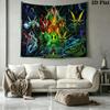ben 10 Wall Tapestry Aesthetic Wall Hanging Printed Fabric Blanket Decorative Tapestries for Bedroom Living Room Home Decor