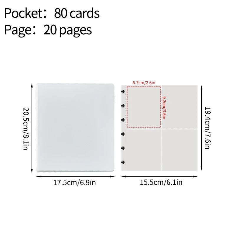 

A4/A5 Photo Album Kpop Photocard Binder Holder Simple Albums Idol Picture Protector Collect Book 20pcs Inner Pages Room Decor
