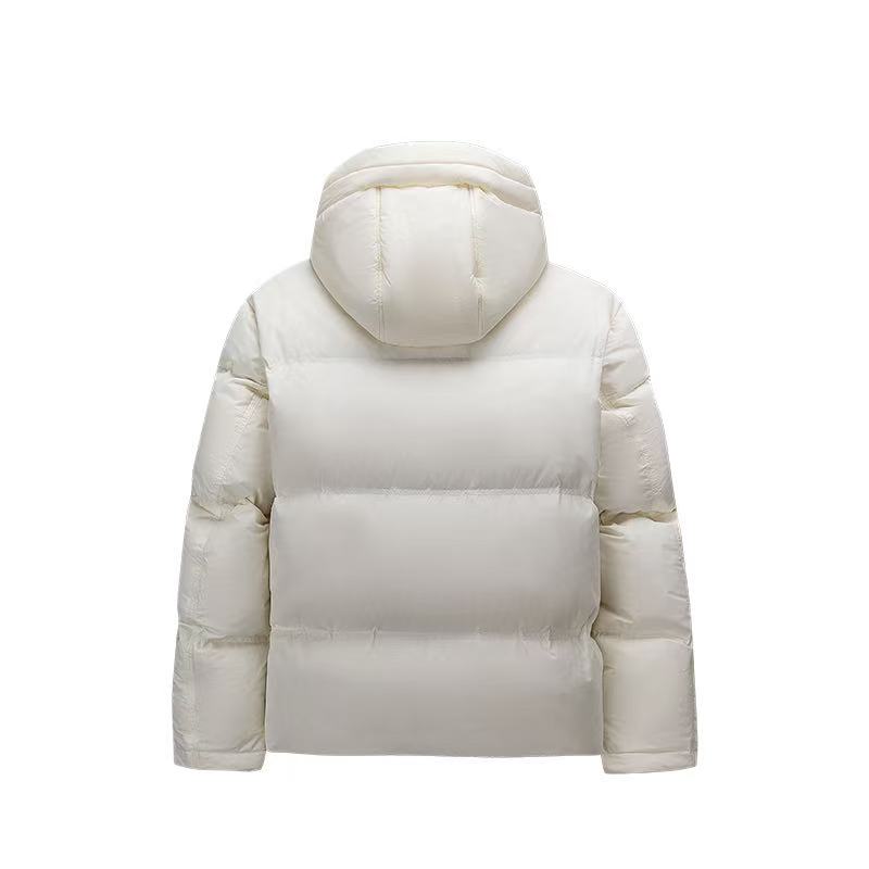 Anta Winter Hooded Duck Down Warm Jacket Women Outerwear Ivory 162547935-1