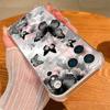 Multi-color Butterfly Pattern Case For iPhone 17 Pro Max Coque iPhone 16 15 14 13 Pro Max 11 Shockproof Clear Soft Silicone Cover