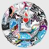 Ice Skating Silhouette Stickers - 50pcs Decorative Waterproof Stickers for Phone, Computer, and Water Bottle