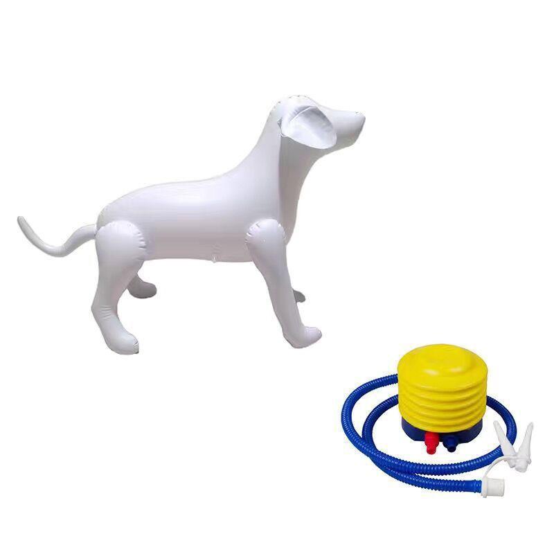Inflatable PVC Dog Model for Pet Clothes Photography Display
