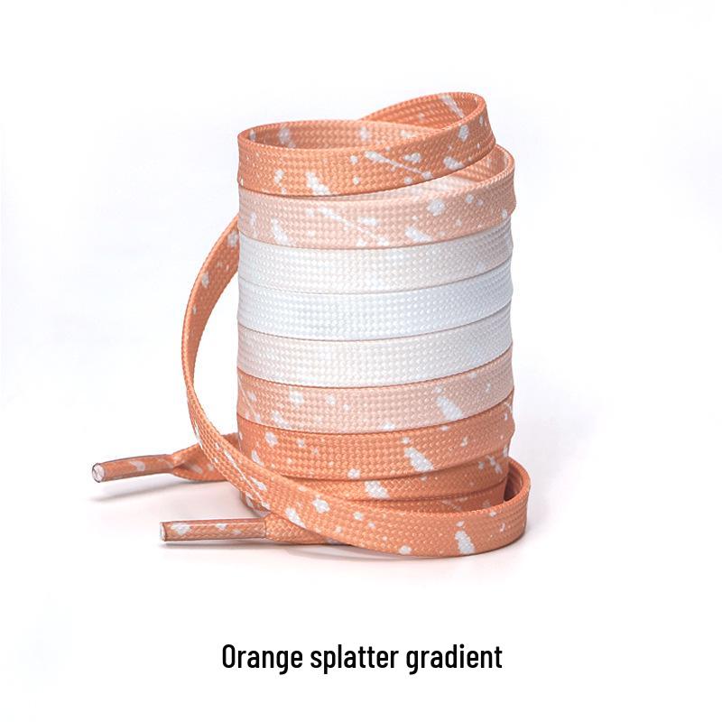 

Шнурки с градиентным цветом и брызгами краски для AJ1, Dunk, AF1 и Air Force 1 - Одна пара 120 cm