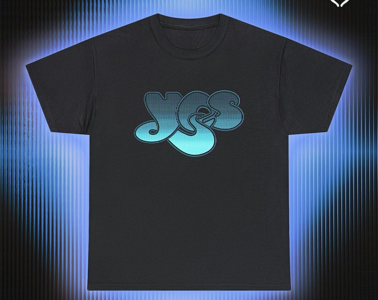 Yes Band Digital Divide Tee // Progressive Rock New Jon Anderson, Steve Howe, 90s Logo Graphic Unisex T shirt L