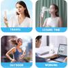 3-Gear White Portable Handheld Mini Misting Fan W/ Rechargeable Battery Operated