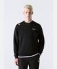 DESCENTE Sports Terry Wording Comfort Fit Sweatshirt Black Sr323Uht81 (C Type)