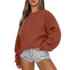 Sweatshirts For Women Oversized Crewneck Fleece Pullover Long Sleeve Tops Comfy Fall Winter Fashion Outfits