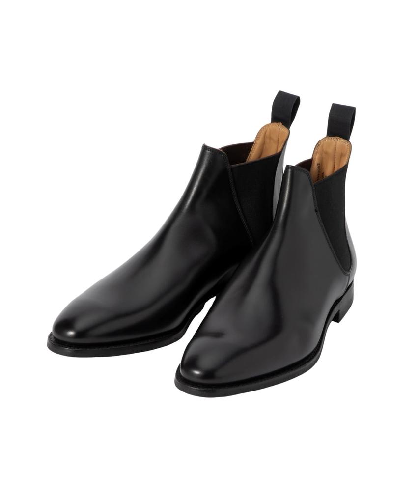 Crockett Jones CHELSEA 8 25887AC01C1 & Kozačky, Černé,