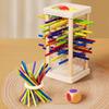 Early Education Wooden 3-in-1 Stick Game Color Cognition Parent-Child Board Game Concentration Balance ToyToy MHWJ-MMM0078