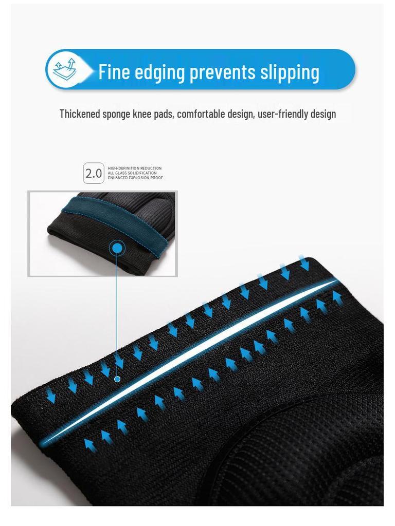 Unisex Sports Knee Pads for Volleyball, Football, Yoga, Skating - Protective, Anti-fall, Anti-collision Gear.