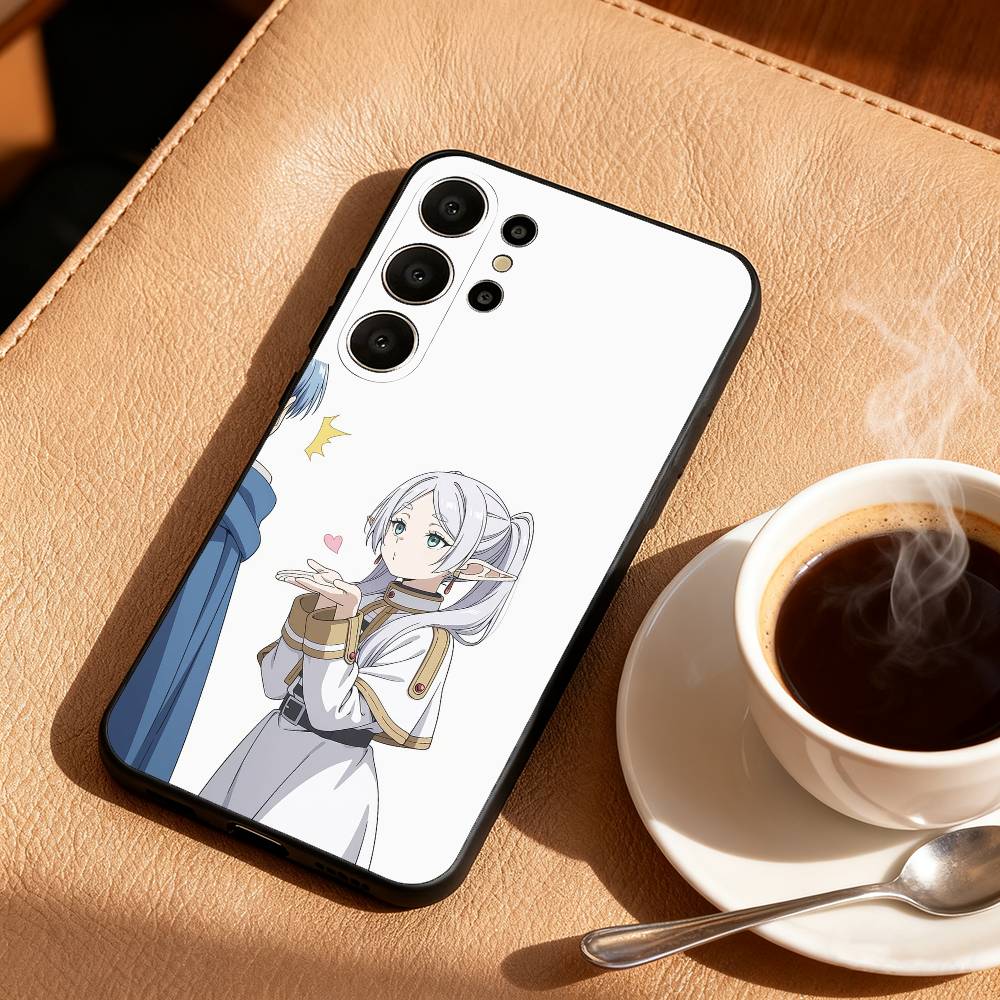 S-Sousou No F-Frieren Phone Case For Samsung S26,S25,S24,S21,S22,S23,S30,Ultra,S20,FE,Lite,10,9,Black Cover