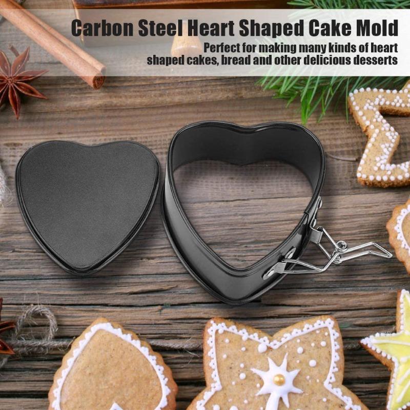 Premium Non-Stick Steel Baking Pan with Adjustable Bottom Lock for Mousse Cakes Desserts and Pastries Oven-Safe Cake Mold