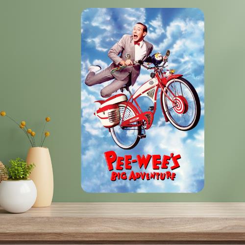Pee Weeaposs Big Adventure Classic Movie Metal Poster Sign 20x30cm(7.8x11.8inch)