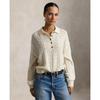 Polo Ralph Lauren Women Cable Wool Cashmere Polo Collar Sweater Wmposwenc0216581