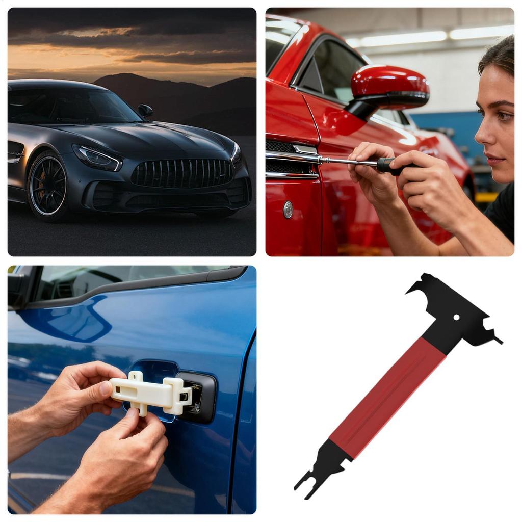 Narzędzie do usuwania paneli ozdobnych Stalowy uchwyt Szczypce Narzędzie do usuwania paneli drzwiowych do ciężarówki traktora nadwozia samochodowego części do naprawy wnętrza