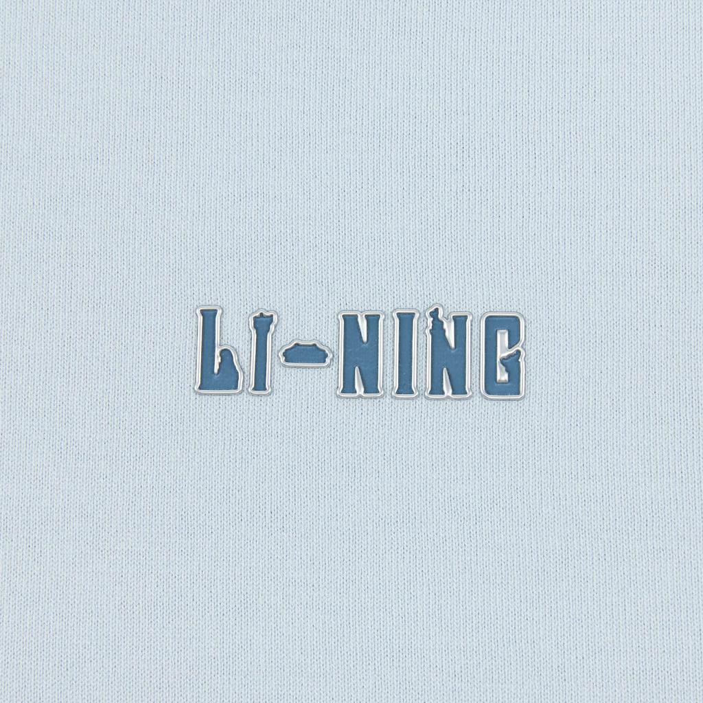 Li-Ning Round Neck Letter Pattern Couple Loose T-Shirt Unisex Tops AHSW407-2