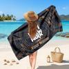 Linkin Park Customized Name Text Beach Towel, Soft Absorbent Towel Beach Pool Travel Personal Gift