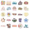 50PCS Positive Psychology Stickers: Motivational English Sentences, Waterproof Decorative Journal Stickers