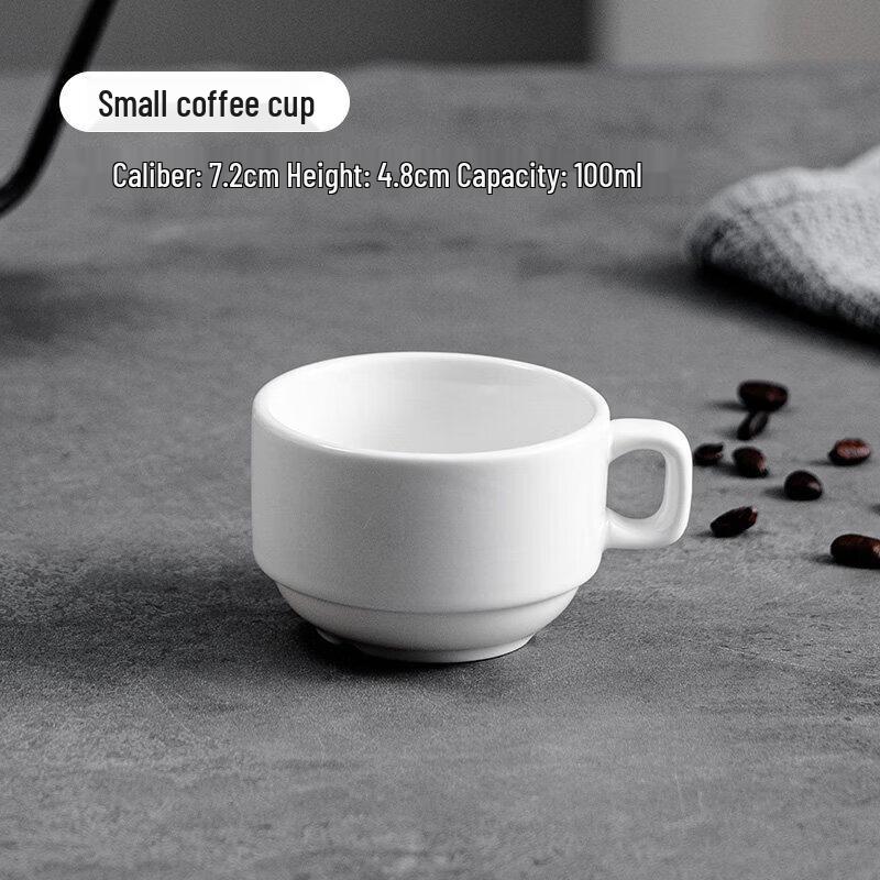 Qiwei Commercial Ceramic Cappuccino & Espresso Cup Set