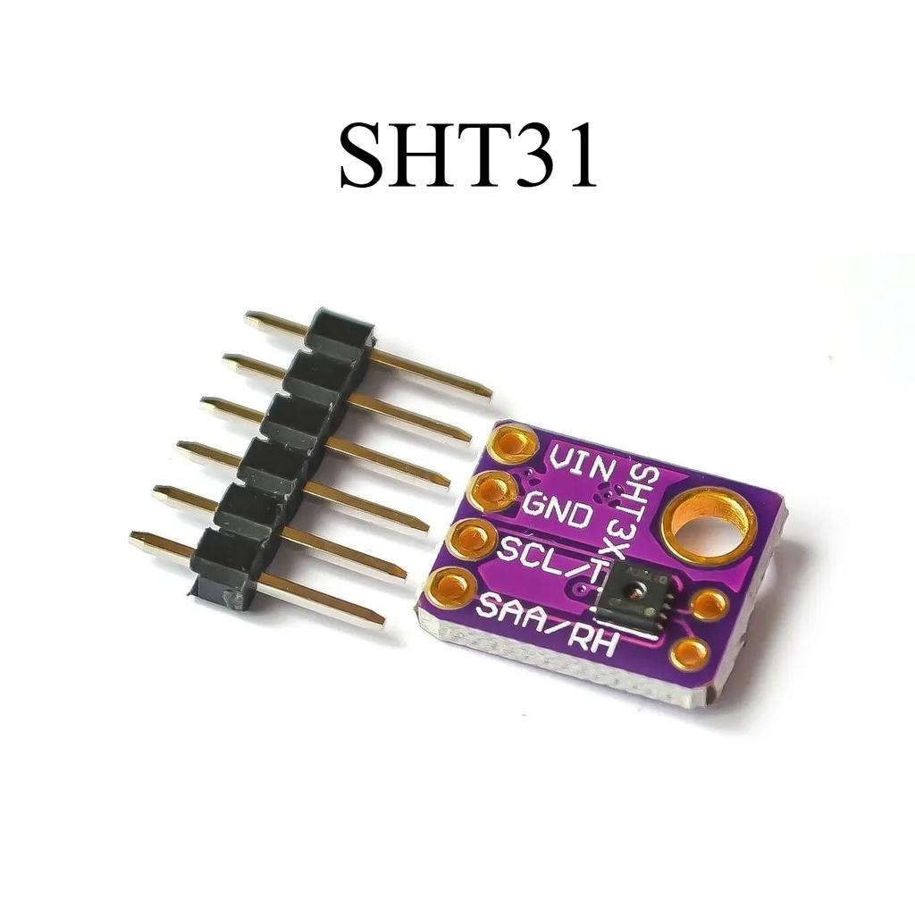 SHT31 SHT30 40 Temperature SHT31-D Humidity Sensor Module Microcontroller IIC I2C Breakout Weather 3V 5V Compliant FOR ARDUONO